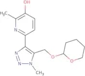 2-Methyl-6-(1-methyl-5-(((tetrahydro-2H-pyran-2-yl)oxy)methyl)-1H-1,2,3-triazol-4-yl)pyridin-3-ol