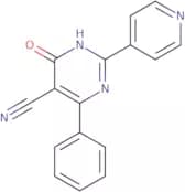 4-Hydroxy-6-phenyl-2-(4-pyridinyl)-5-pyrimidinecarbonitrile