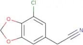 2-(7-Chloro-1,3-dioxaindan-5-yl)acetonitrile
