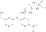 1-tert-Butyl-3-[2-(3-methoxyphenoxy)-5-nitrophenyl]sulfonylurea