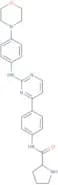 (2R)-N-[4-[2-[(4-Morpholin-4-ylphenyl)amino]pyrimidin-4-yl]phenyl]pyrrolidine-2-carboxamide