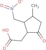 2-[3-Methyl-2-(nitromethyl)-5-oxocyclopentyl]acetic acid