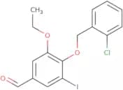 4-[(2-Chlorobenzyl)oxy]-3-ethoxy-5-iodobenzaldehyde