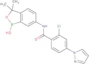 2-Chloro-N-(1-hydroxy-3,3-dimethyl-1,3-dihydrobenzo[C][1,2]oxaborol-6-yl)-4-(1H-pyrazol-1-yl)benza…