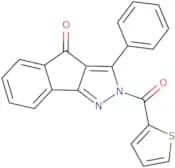 3-phenyl-2-(2-thienylcarbonyl)indeno[3,2-c]pyrazol-4-one