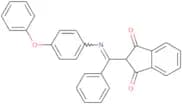 2-(2-aza-1-phenyl-2-(4-phenoxyphenyl)vinyl)indane-1,3-dione