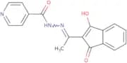 N-(((1,3-dioxoindan-2-ylidene)ethyl)amino)-4-pyridylformamide