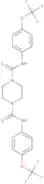 (4-(thioxo((4-(trifluoromethoxy)phenyl)amino)methyl)piperazinyl)((4-(trifluoromethoxy)phenyl)amino…