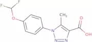 1-[4-(Difluoromethoxy)phenyl]-5-methyl-1H-1,2,3-triazole-4-carboxylic acid