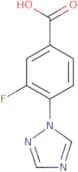3-Fluoro-4-(1H-1,2,4-triazol-1-yl)benzoic acid
