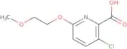 3-Chloro-6-(2-methoxyethoxy)pyridine-2-carboxylic acid