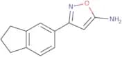3-(2,3-Dihydro-1H-inden-5-yl)-1,2-oxazol-5-amine