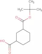 3-[(tert-Butoxy)carbonyl]cyclohexane-1-carboxylic acid