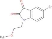 5-Bromo-1-(2-methoxyethyl)-2,3-dihydro-1H-indole-2,3-dione
