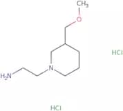 2-[3-(Methoxymethyl)piperidin-1-yl]ethan-1-amine dihydrochloride