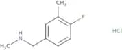 [(4-Fluoro-3-methylphenyl)methyl](methyl)amine hydrochloride