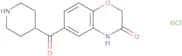 6-(Piperidine-4-carbonyl)-3,4-dihydro-2H-1,4-benzoxazin-3-one hydrochloride