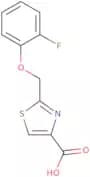 2-((2-Fluorophenoxy)methyl)thiazole-4-carboxylic acid
