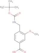 4-({[(tert-Butoxy)carbonyl]amino}methyl)-3-methoxybenzoic acid