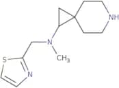 N-Methyl-N-(1,3-thiazol-2-ylmethyl)-6-azaspiro[2.5]octan-1-amine