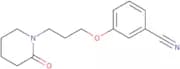 3-[3-(2-Oxopiperidin-1-yl)propoxy]benzonitrile
