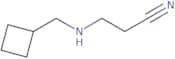 3-[(Cyclobutylmethyl)amino]propanenitrile