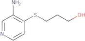 3-[(3-Aminopyridin-4-yl)sulfanyl]propan-1-ol