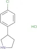 3-(4-chlorophenyl)pyrrolidine hcl