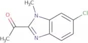 1-(6-Chloro-1-methyl-1H-1,3-benzodiazol-2-yl)ethan-1-one
