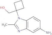 [1-(5-Amino-2-methyl-1H-1,3-benzodiazol-1-yl)cyclobutyl]methanol