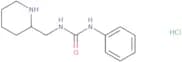1-Phenyl-3-[(piperidin-2-yl)methyl]urea hydrochloride