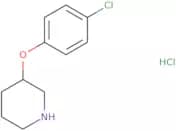 3-(4-chlorophenoxy)piperidine hcl
