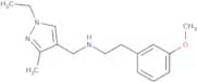 [(1-Ethyl-3-methyl-1H-pyrazol-4-yl)methyl][2-(3-methoxyphenyl)ethyl]amine