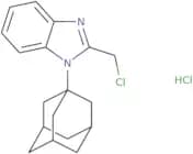 1-(Adamantan-1-yl)-2-(chloromethyl)-1H-1,3-benzodiazole hydrochloride