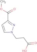 3-[3-(Methoxycarbonyl)-1H-pyrazol-1-yl]propanoic acid