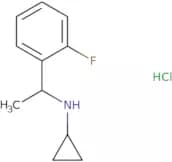 N-[1-(2-Fluorophenyl)ethyl]cyclopropanamine hydrochloride
