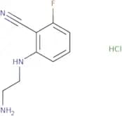 2-[(2-Aminoethyl)amino]-6-fluorobenzonitrile hydrochloride