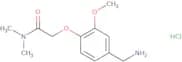 2-[4-(Aminomethyl)-2-methoxyphenoxy]-N,N-dimethylacetamide hydrochloride