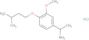 1-[3-Methoxy-4-(3-methylbutoxy)phenyl]ethan-1-amine hydrochloride