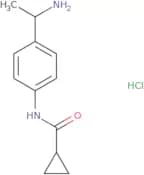 N-[4-(1-Aminoethyl)phenyl]cyclopropanecarboxamide hydrochloride