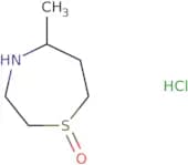 5-Methyl-1,4-thiazepane 1-oxide hydrochloride