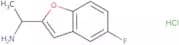 1-(5-Fluoro-1-benzofuran-2-yl)ethan-1-amine hydrochloride
