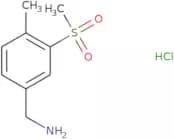 (3-Methanesulfonyl-4-methylphenyl)methanamine hydrochloride