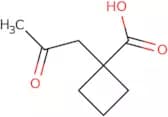 1-(2-Oxopropyl)cyclobutane-1-carboxylic acid