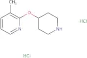 3-Methyl-2-(piperidin-4-yloxy)pyridine dihydrochloride