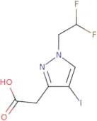 2-[1-(2,2-Difluoroethyl)-4-iodo-1H-pyrazol-3-yl]acetic acid
