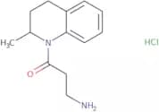 3-Amino-1-(2-methyl-1,2,3,4-tetrahydroquinolin-1-yl)propan-1-one hydrochloride
