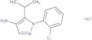 1-(2-Chlorophenyl)-5-(propan-2-yl)-1H-pyrazol-4-amine hydrochloride