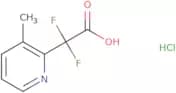 2,2-Difluoro-2-(3-methylpyridin-2-yl)acetic acid hydrochloride