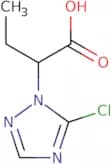2-(5-Chloro-1H-1,2,4-triazol-1-yl)butanoic acid
